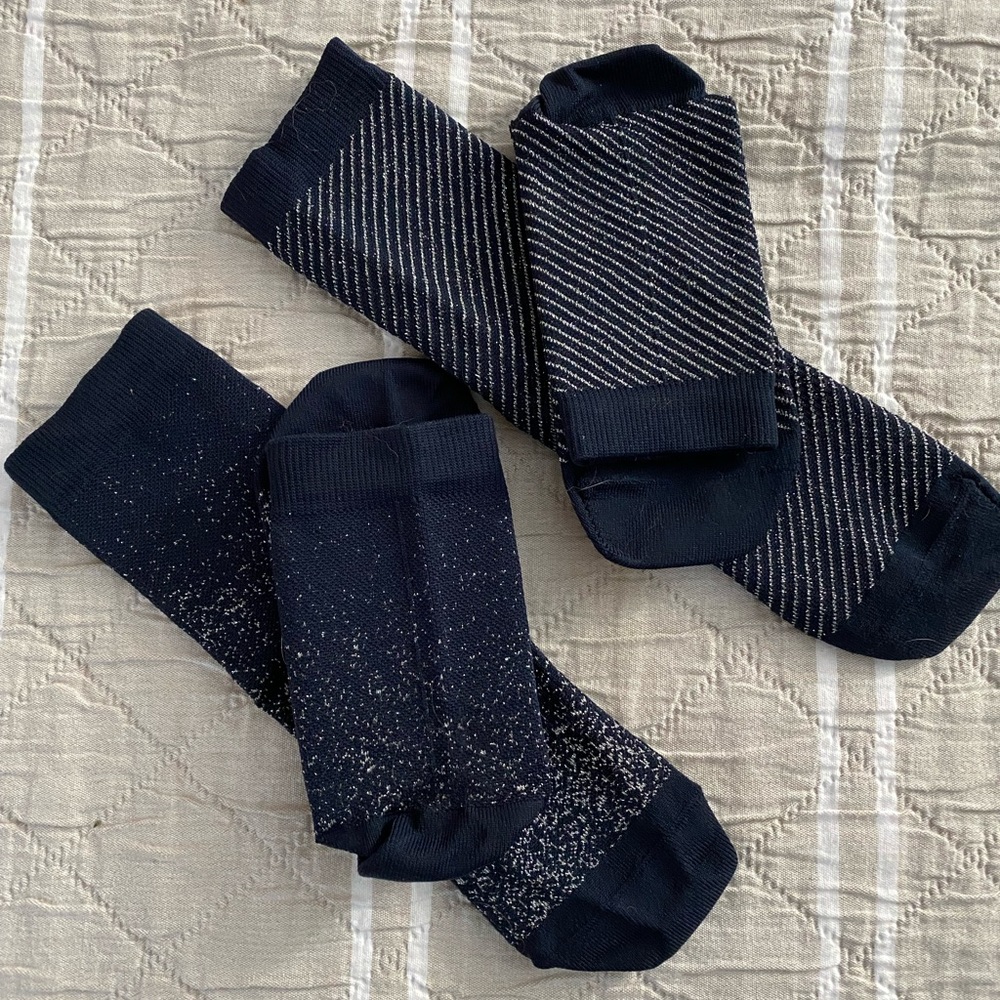 lululemon Sparkle Crew Socks - 2 pairs